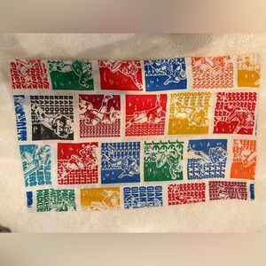 Vintage NFL Football Pillowcase Fabric Multi Team Cotton Retro Sports